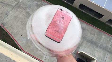 iphone 6s drop test 100 feet|Can Ice Block Protect iPhone 6s from 100 FT Extreme Drop Test .